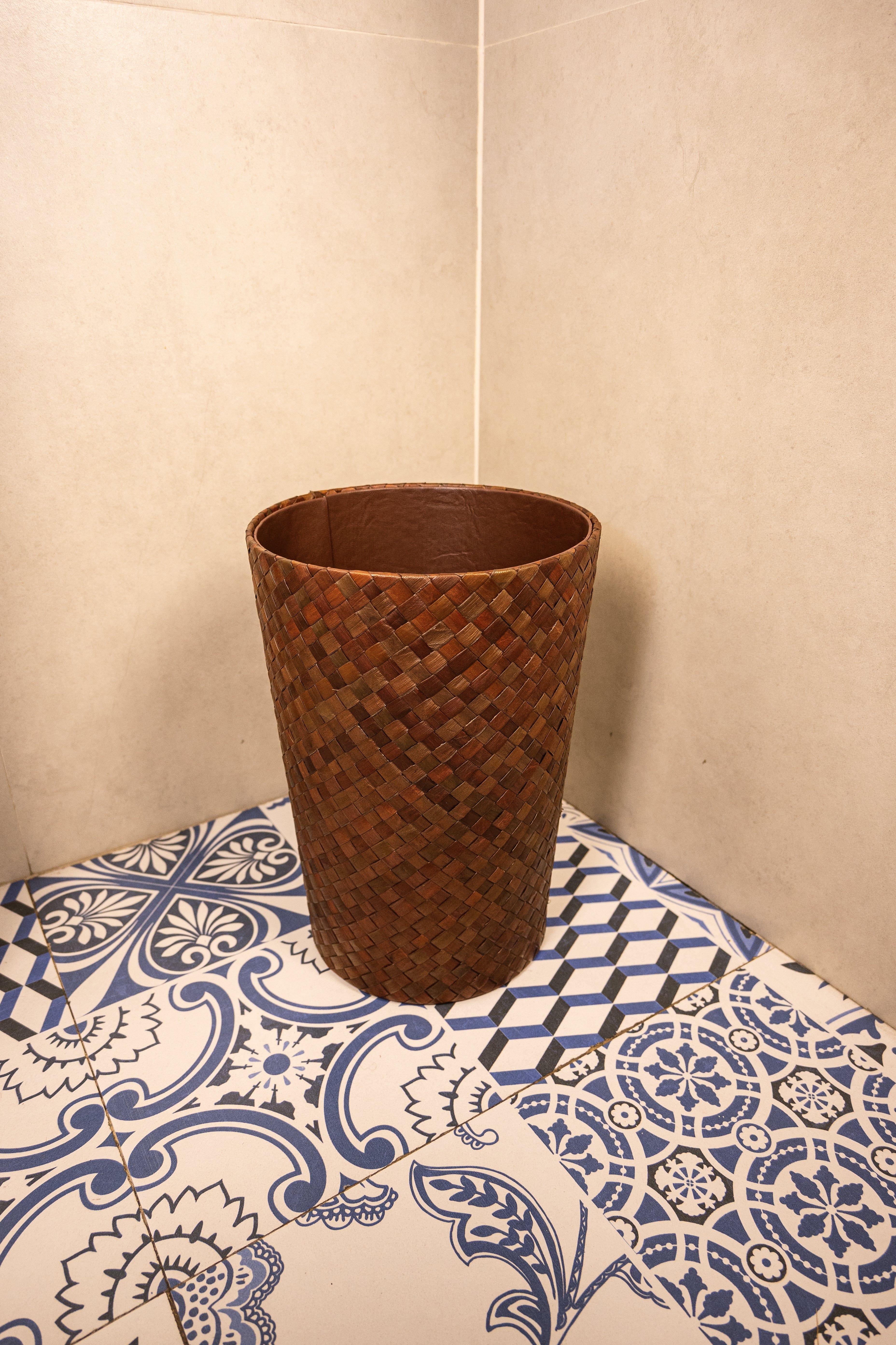 traditional Trash Bin