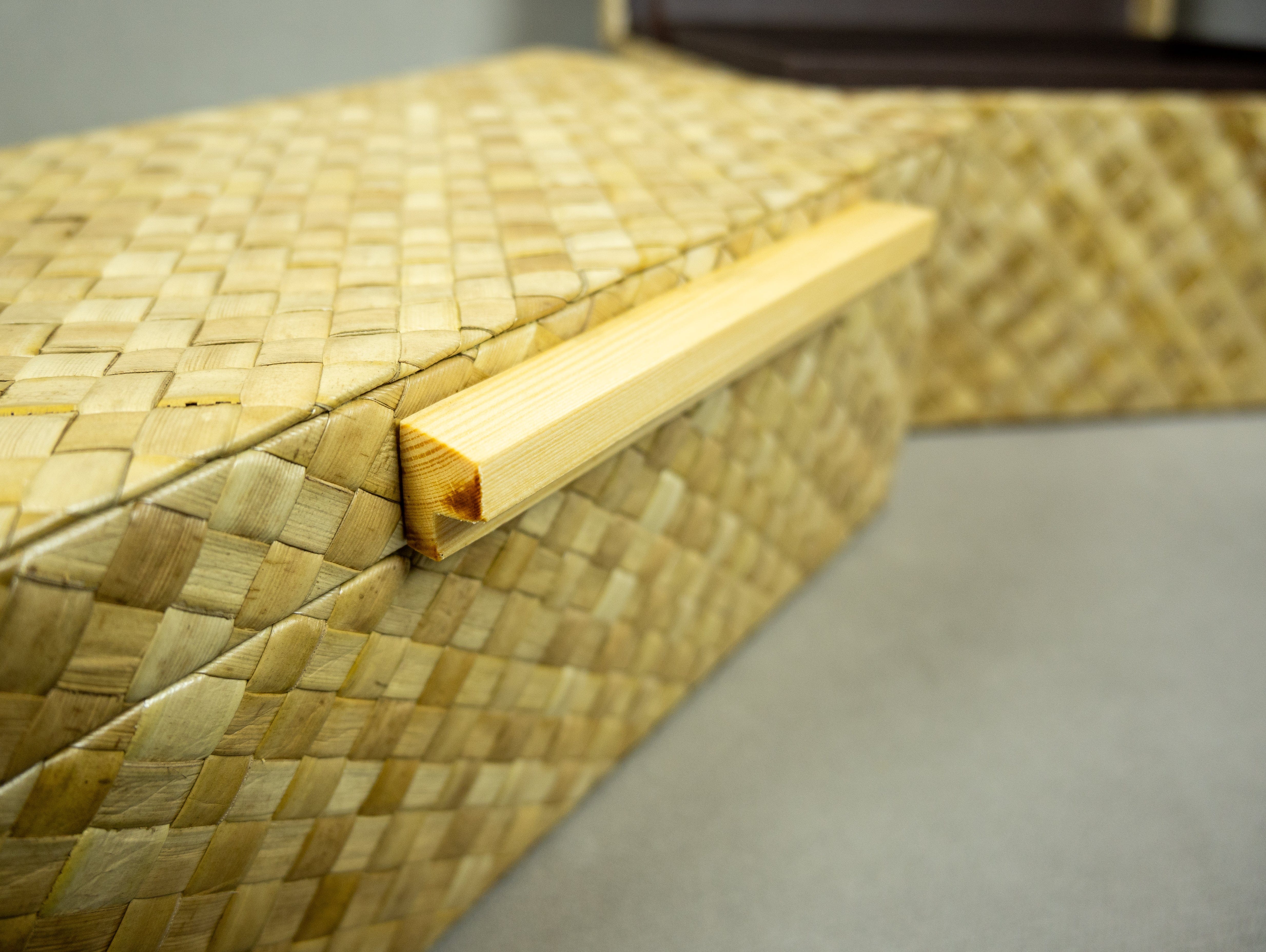 Storage Chest Set of 2 in Natural Pandan