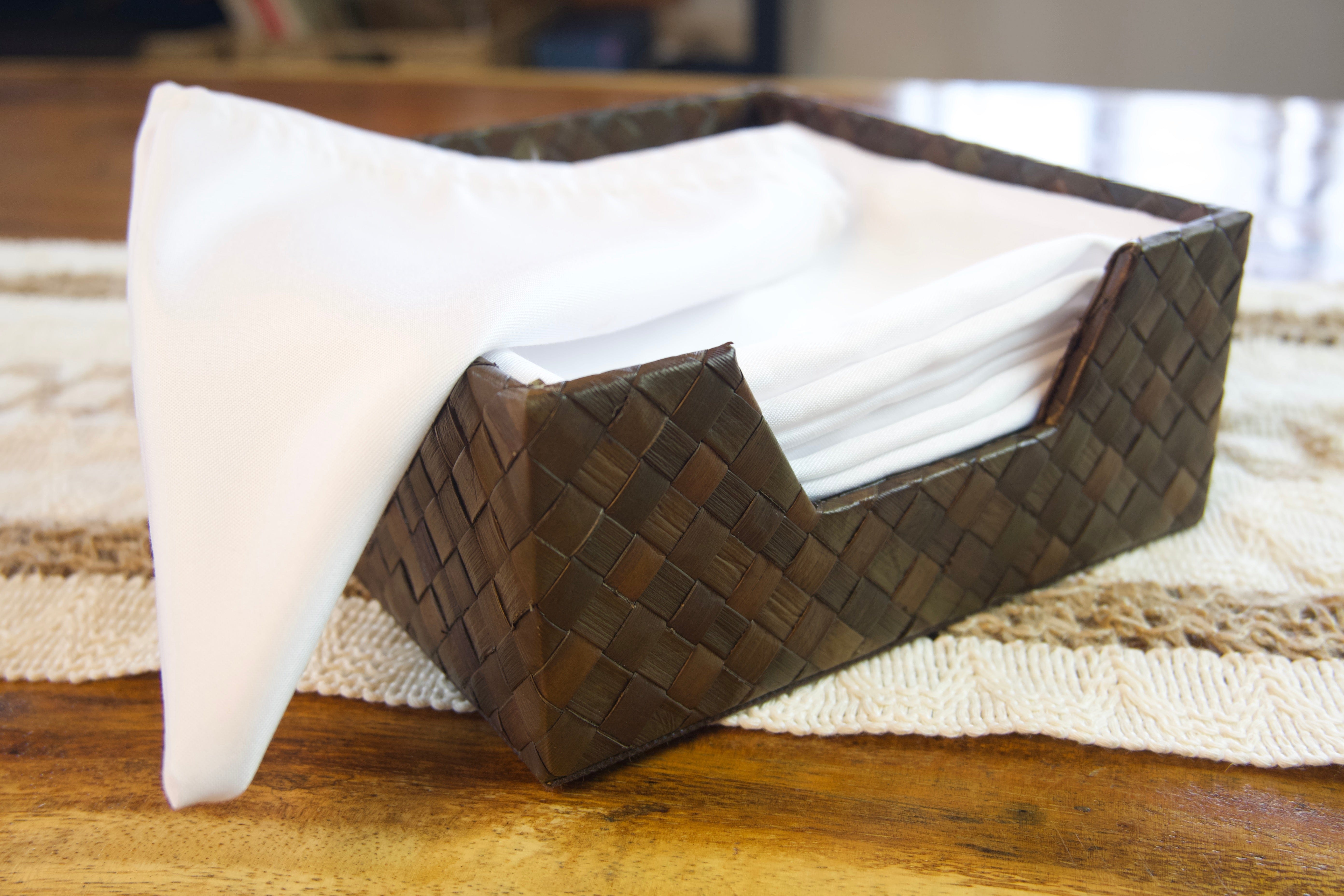 Brown Pandan Table Napkin Holder