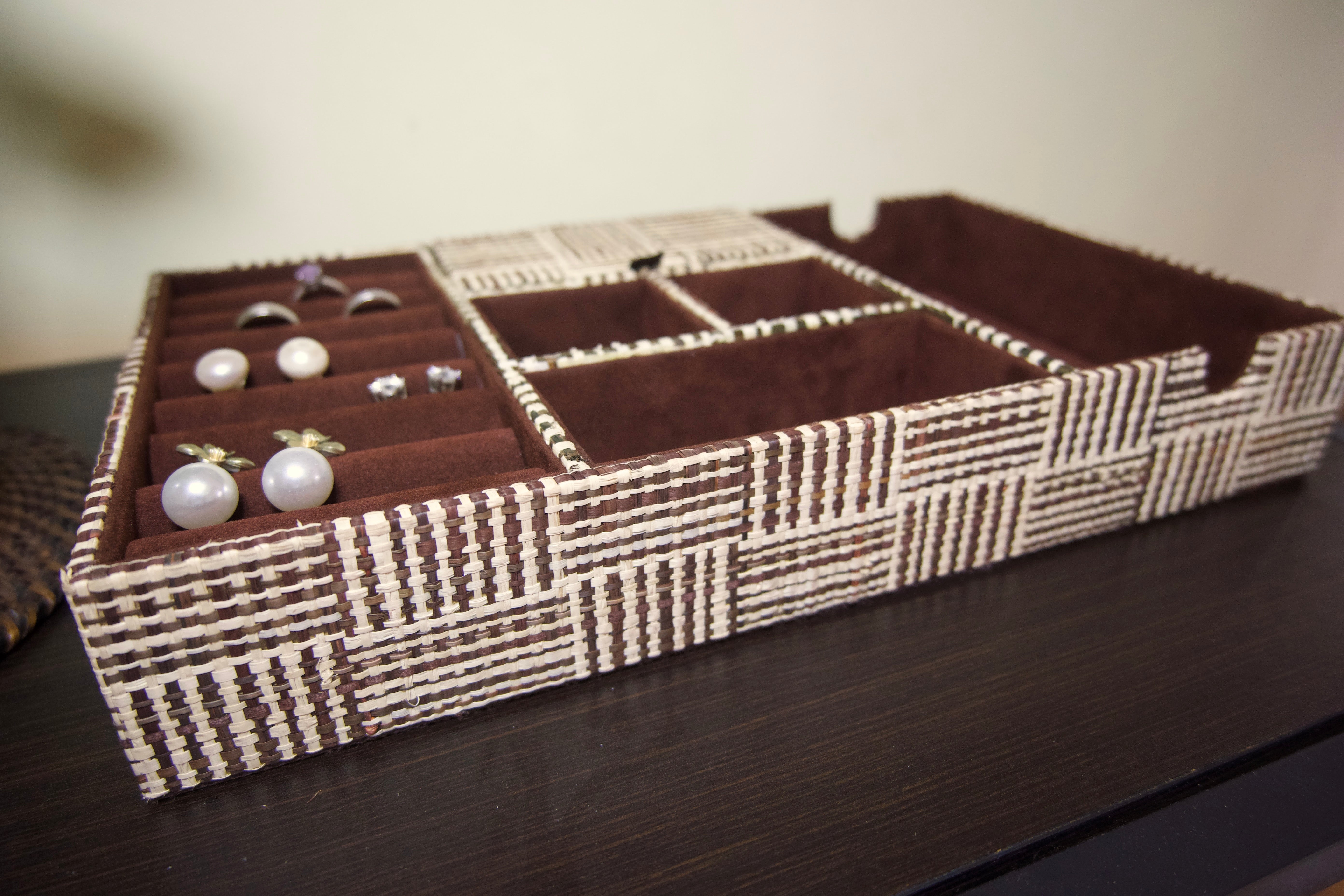 Jewelry Tray Sariki Raffia