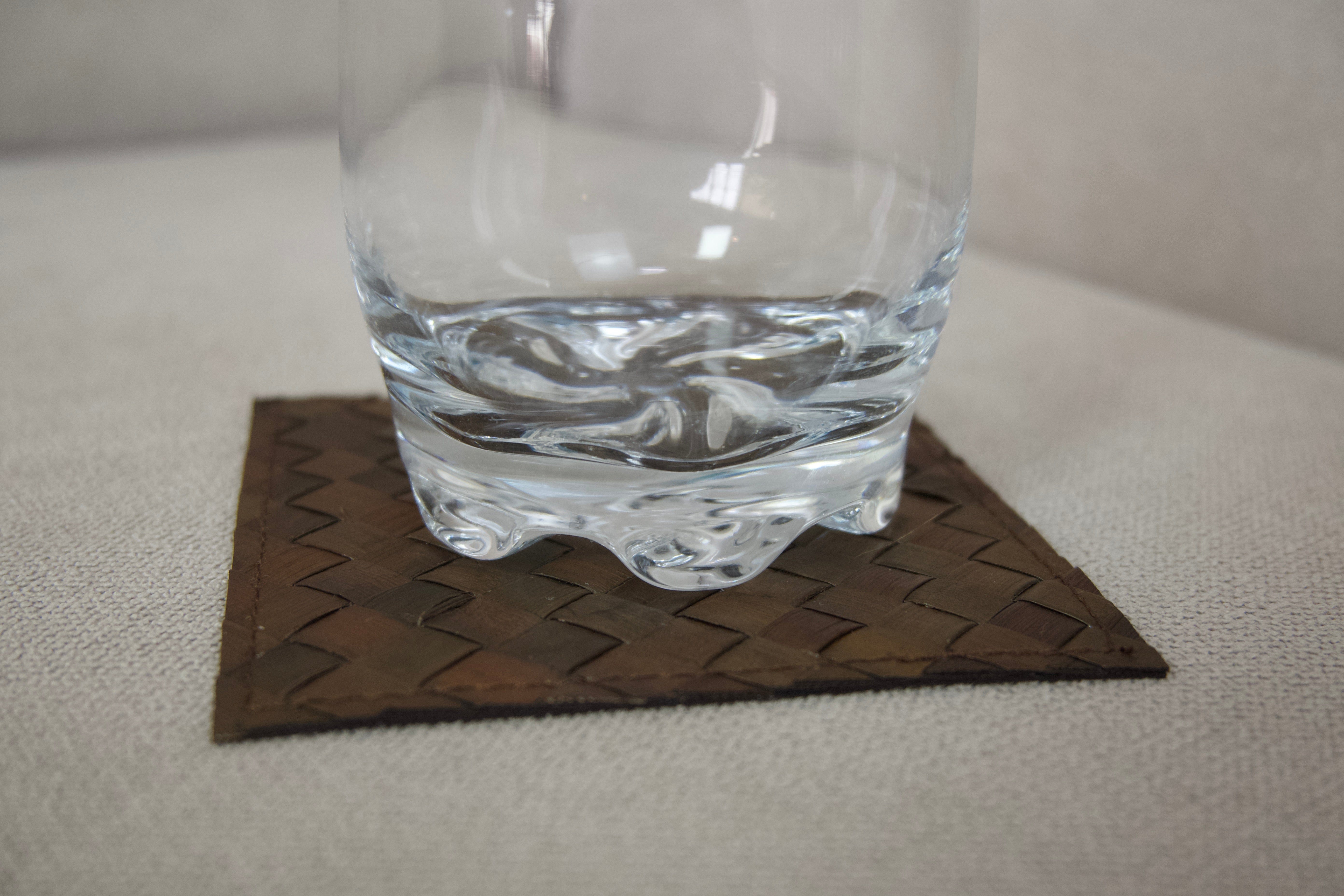Brown Pandan Coasters (Set of 4)