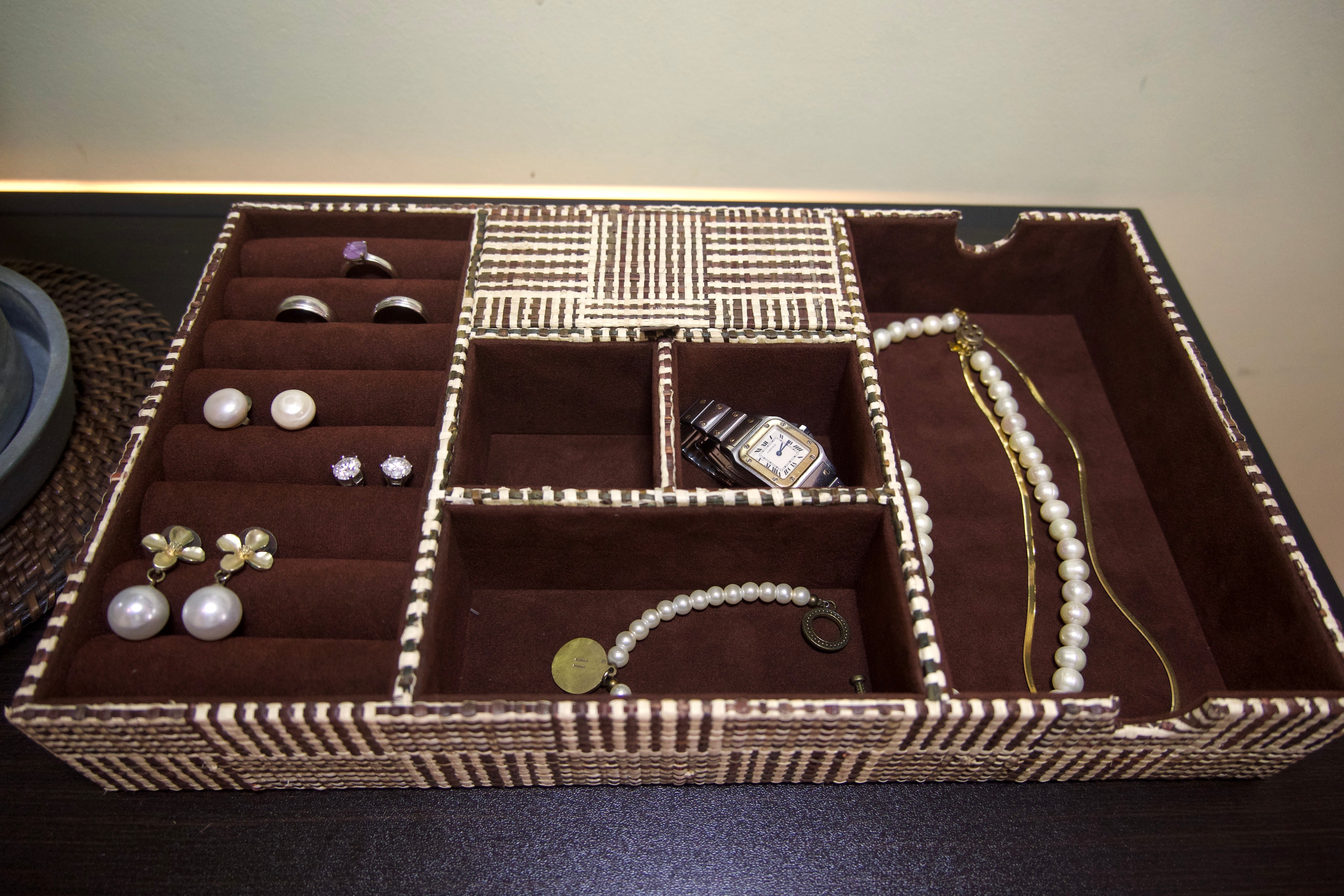 Jewelry Tray Sariki Raffia