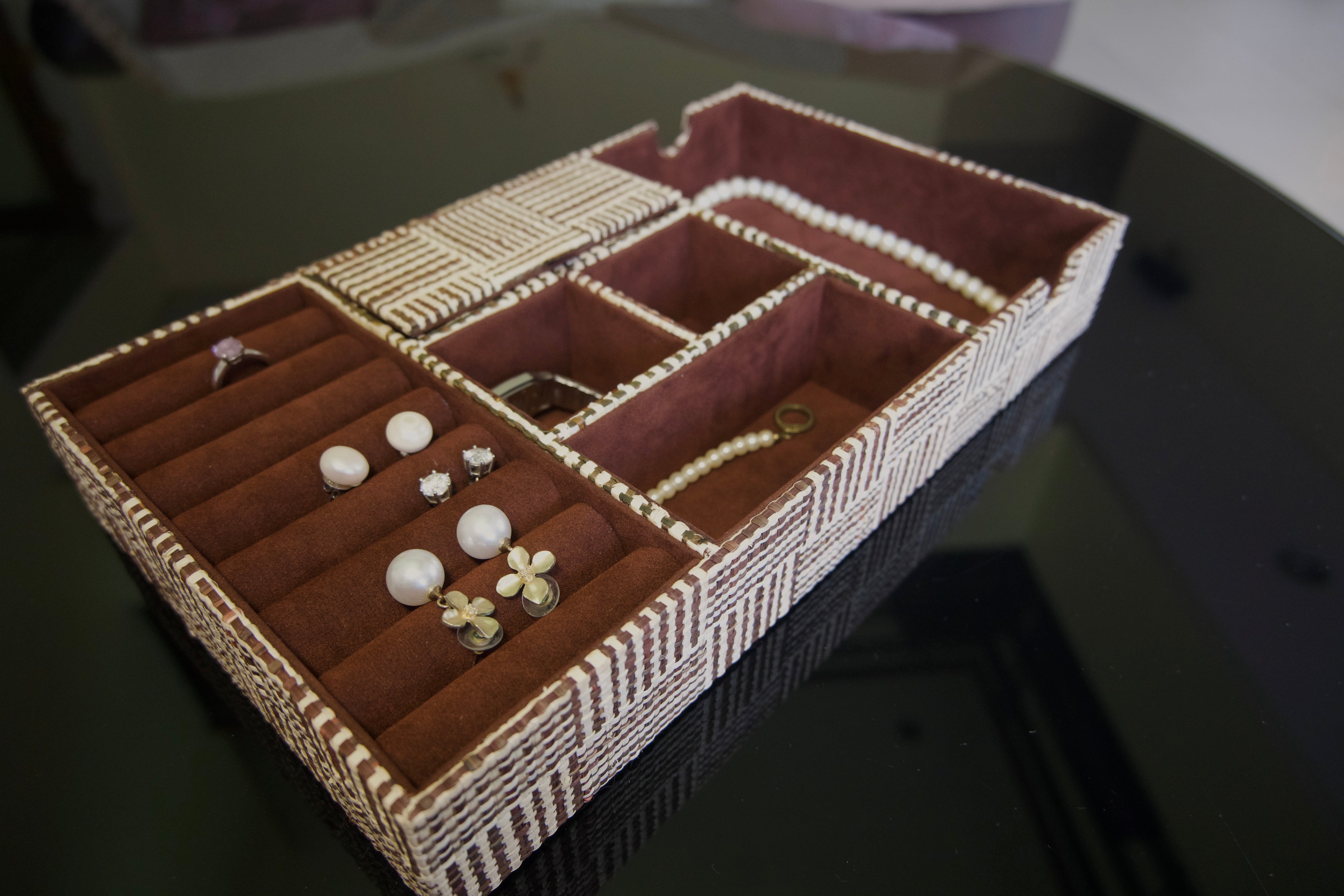 Jewelry Tray Sariki Raffia
