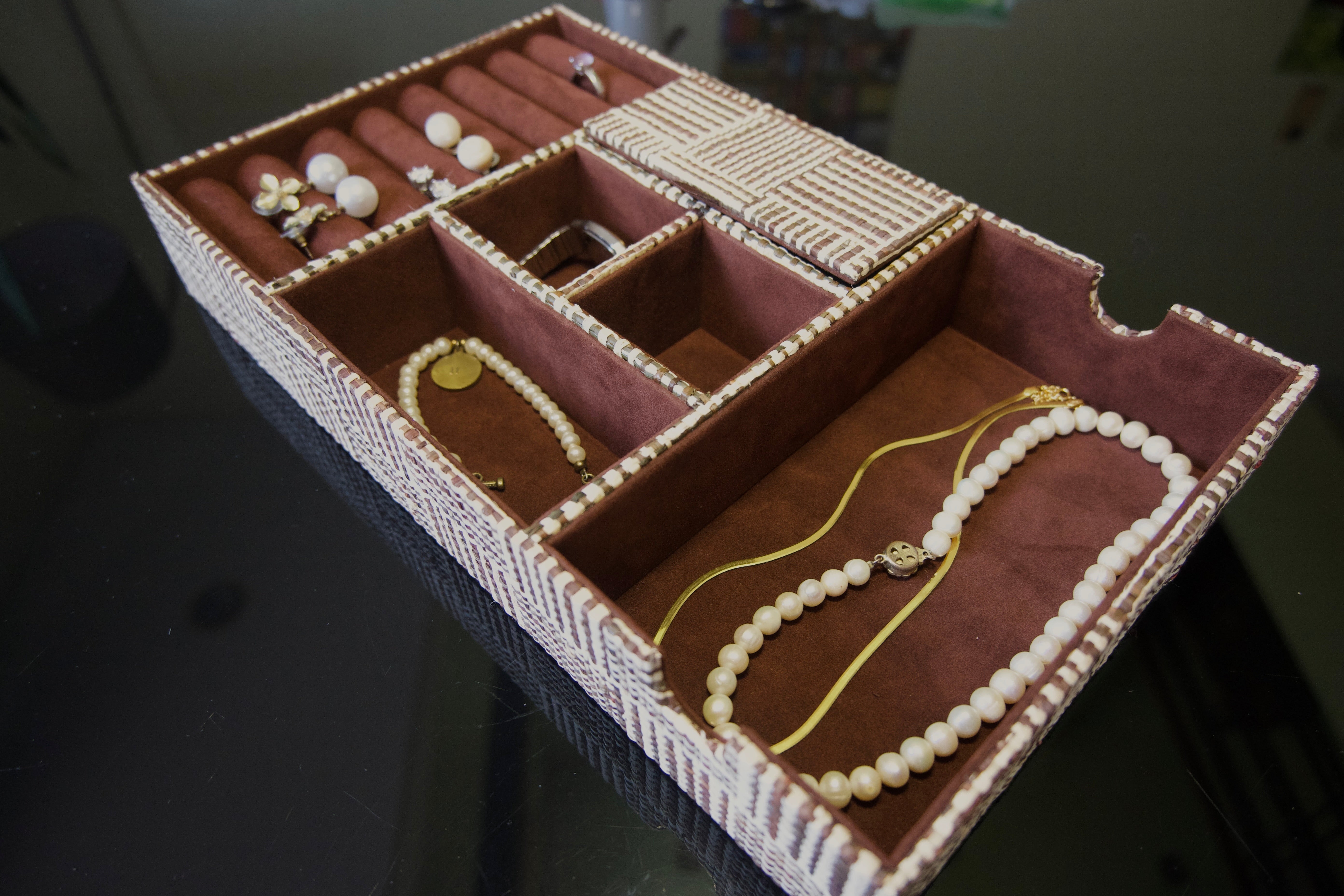 Jewelry Tray Sariki Raffia