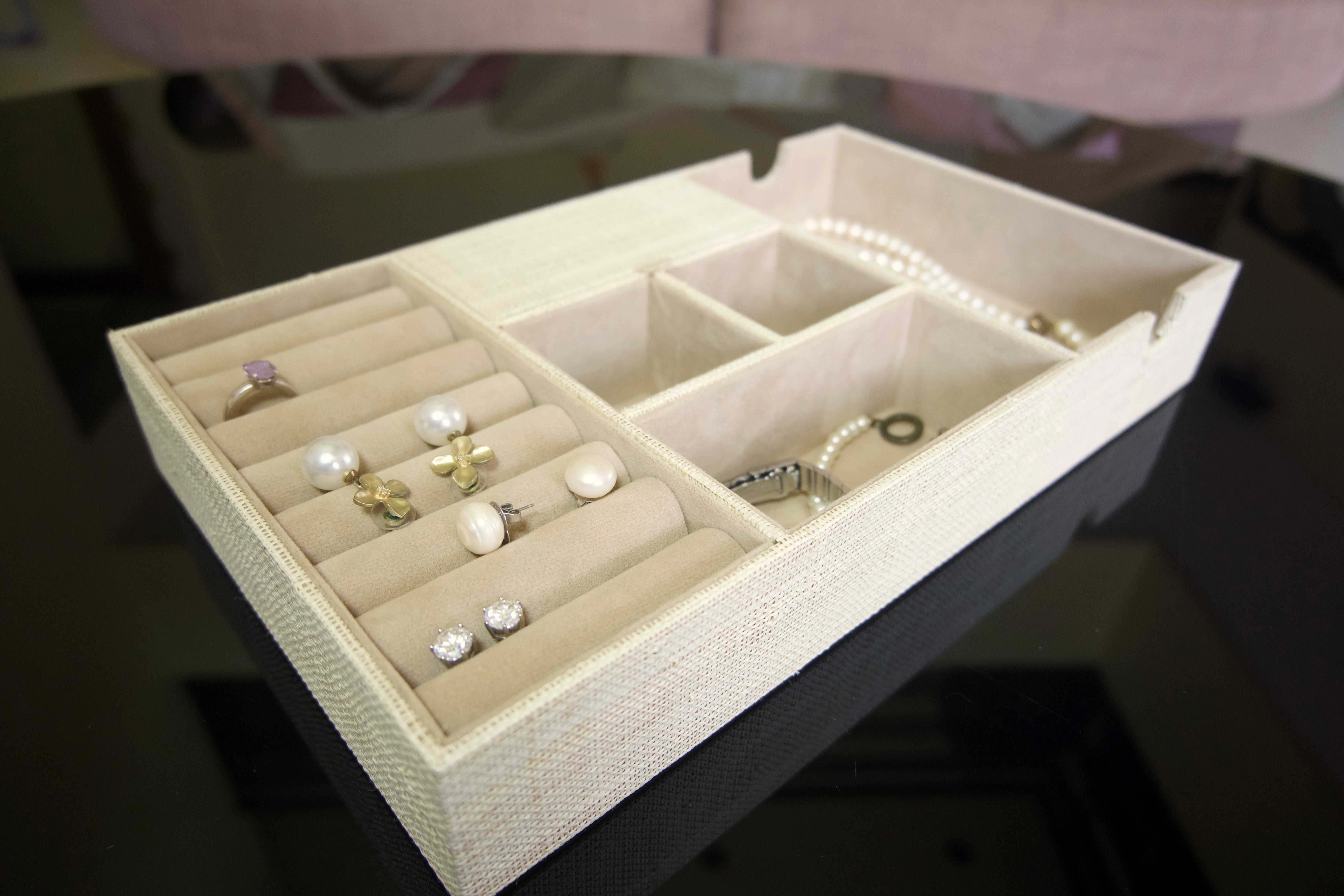 Jewelry Tray Fine Raffia