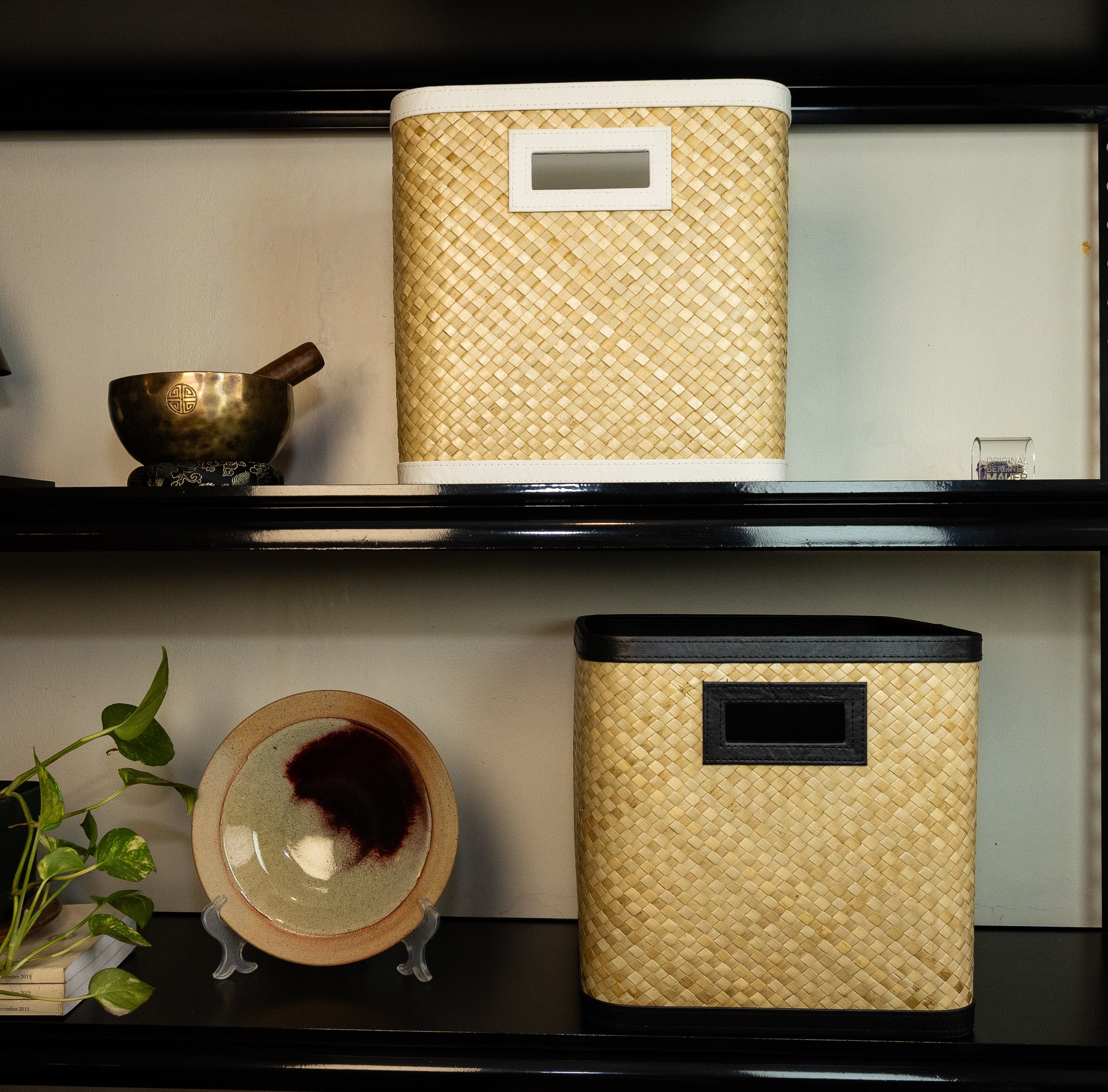 woven pandan storage